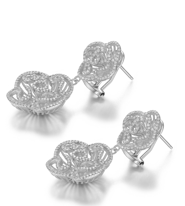 Cascade Double Bloom Earrings