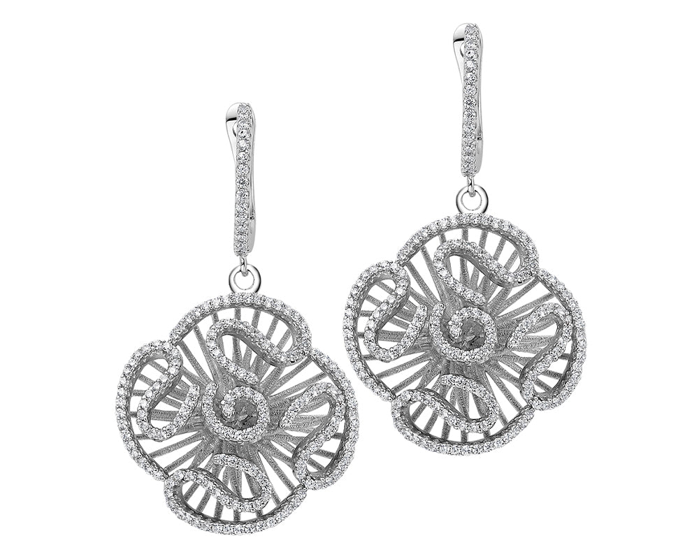 Cascade Blossom Stud Earrings