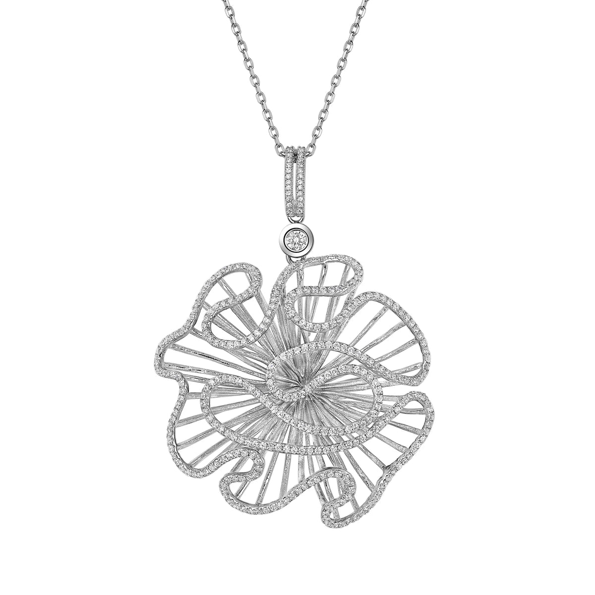 Cascade Bloom Pendant Necklace