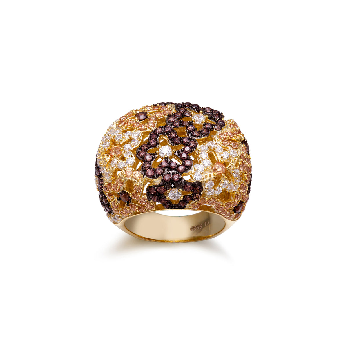 Floret Pavé Ring