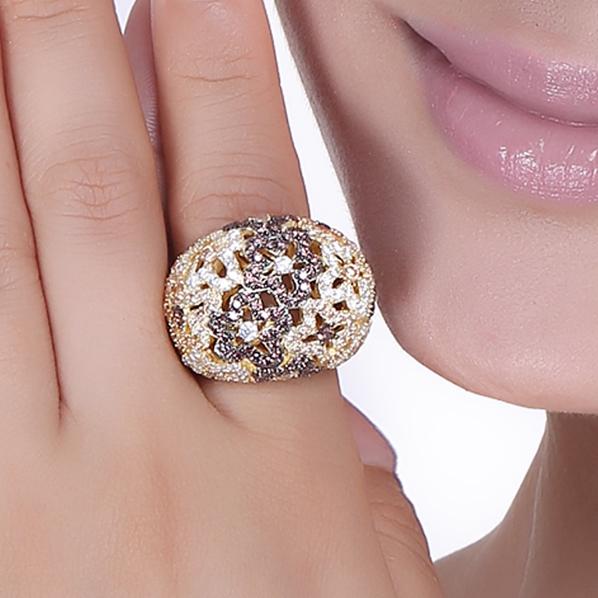 Floret Pavé Ring