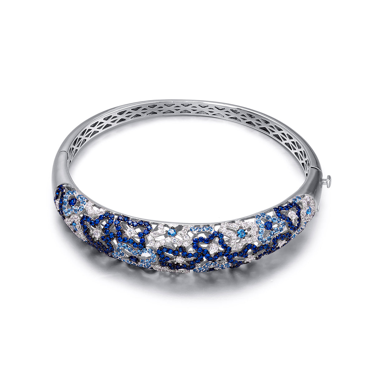Floret Wide Cuff Bangle