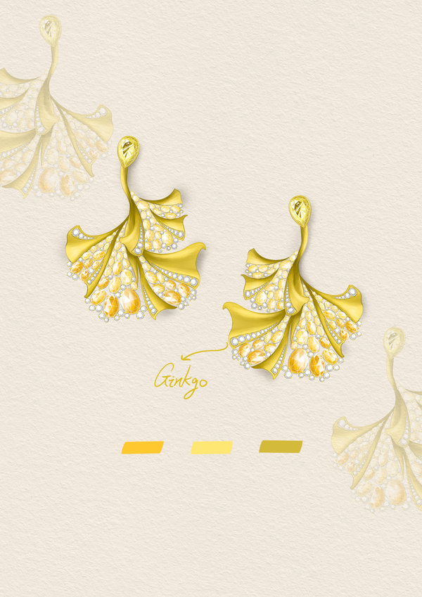 Bloom Ginkgo Earrings
