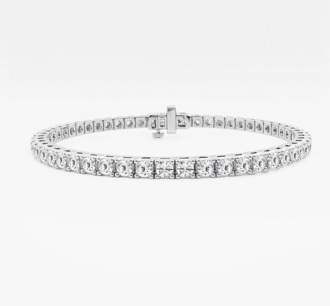 Tennis Bracelet_Round_White