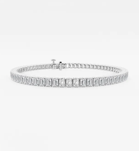 Tennis Bracelet_Emerald_White