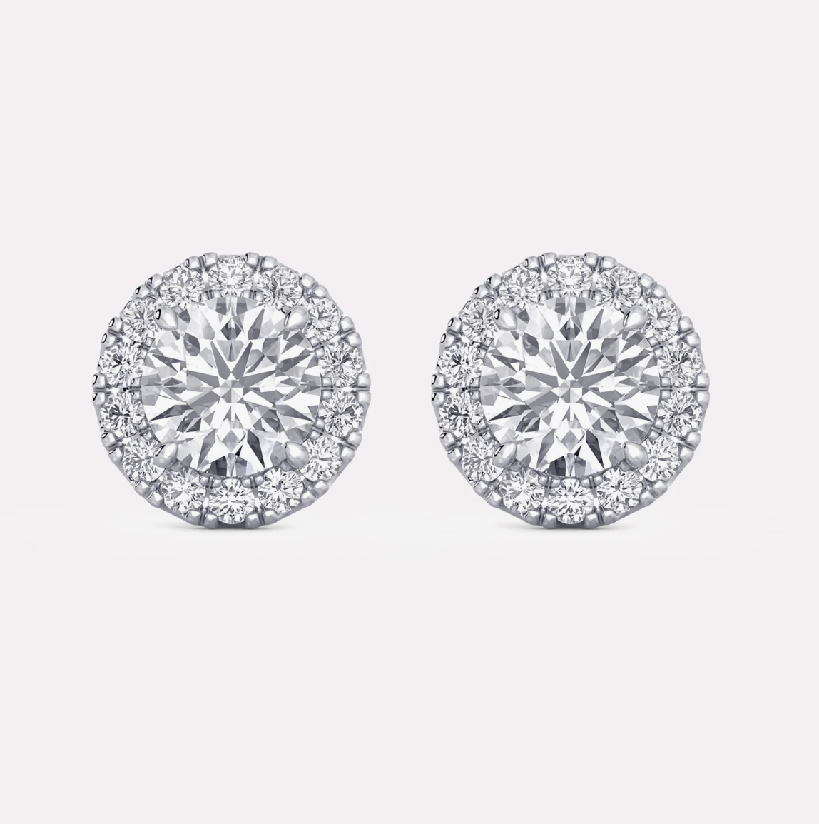 Sunflower Earstuds _White Gold