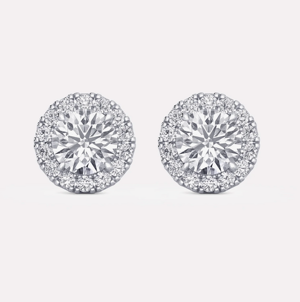 Sunflower Earstuds _White Gold