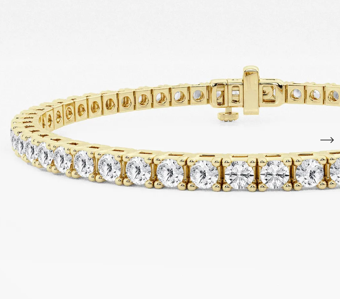 Tennis Bracelet_Round_Yellow