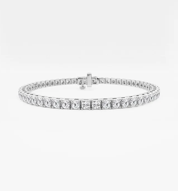 Tennis Bracelet_Round_White