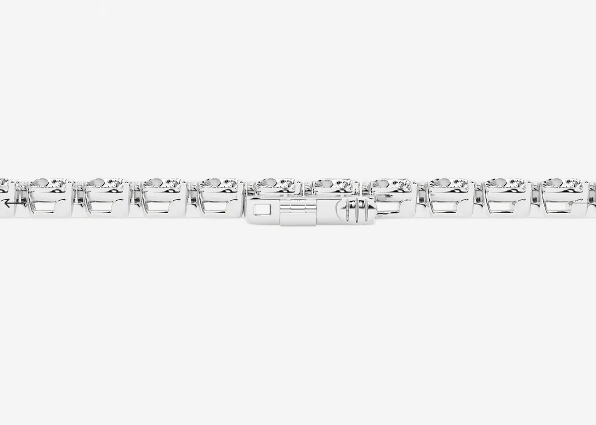 Tennis Bracelet_Pear_White