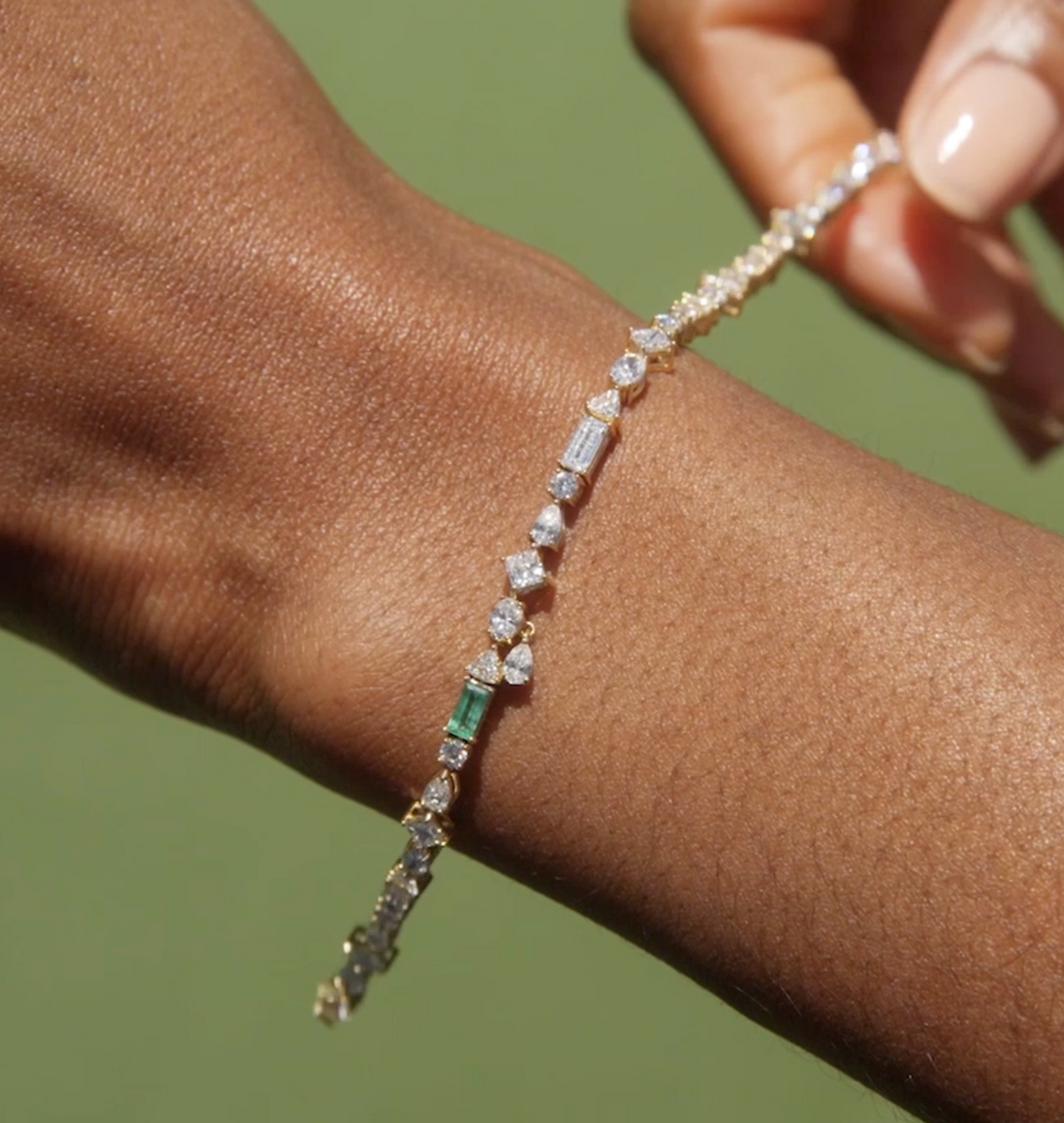 Tennis Bracelet_ Special Tourmaline