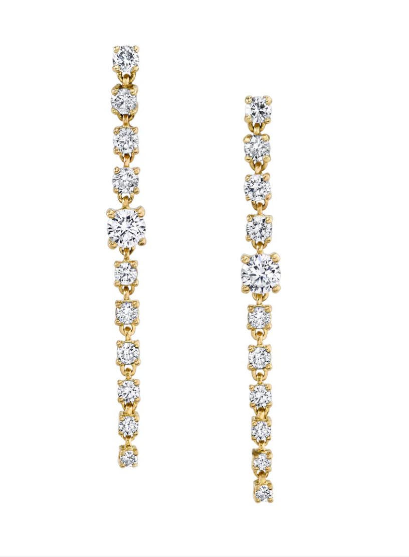 Loop with Round Stud _Yellow Gold
