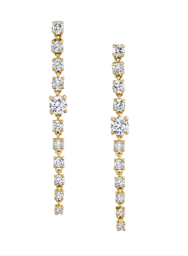 Loop with Round Stud _Yellow Gold