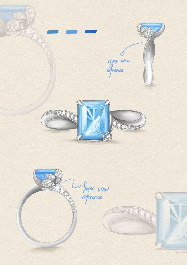 In Bud Iris Ring