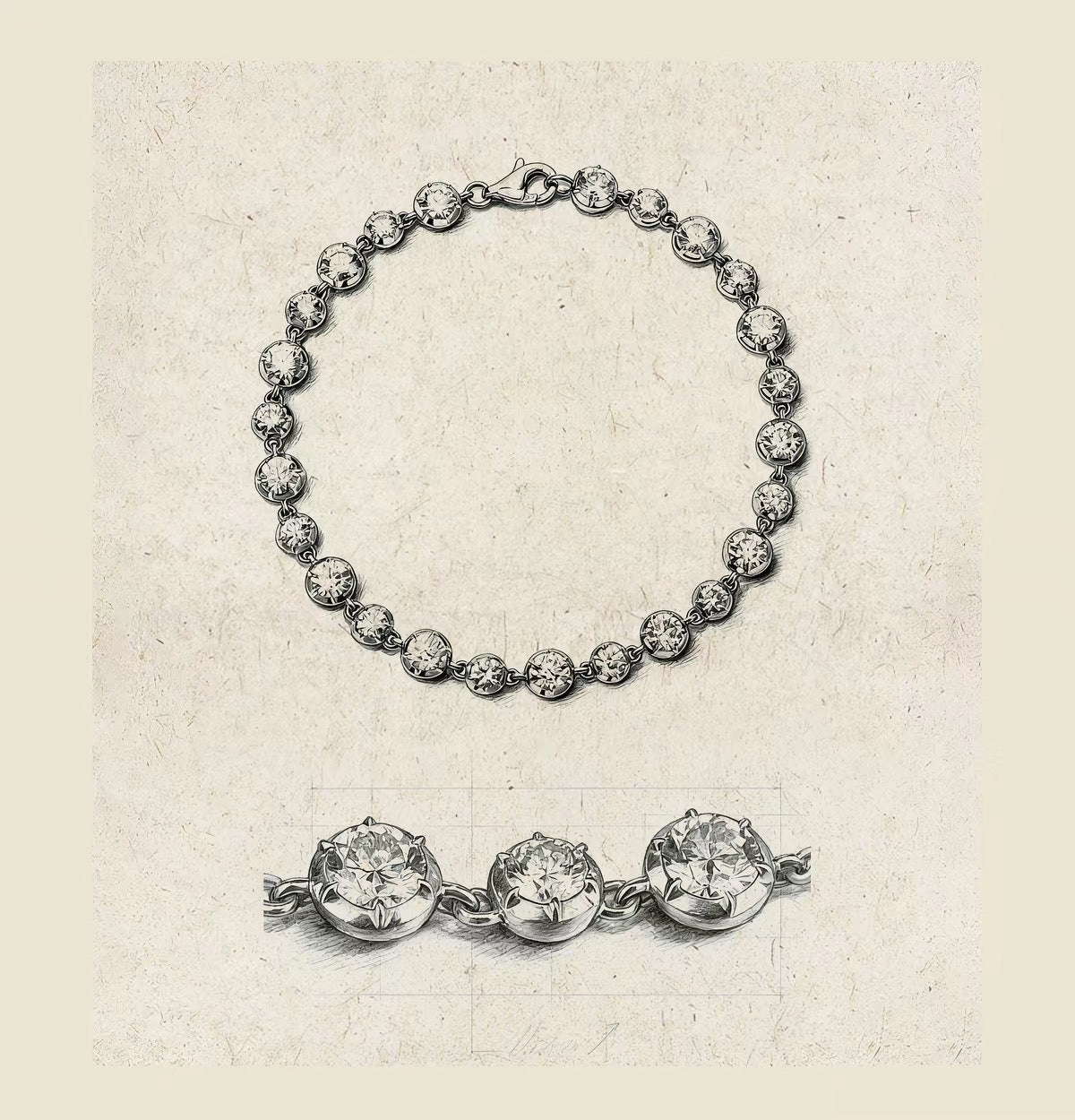 Tennis Bracelet_ Sparkling Bubbles