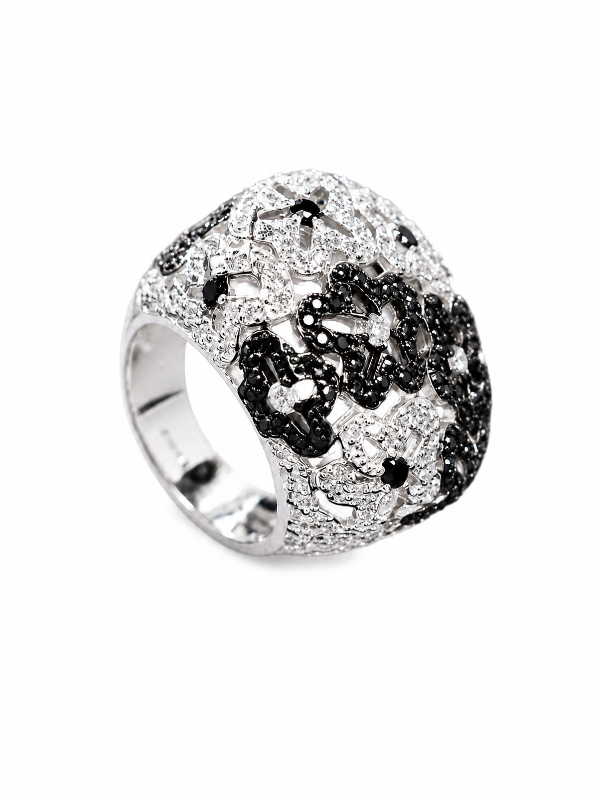 Floret Pavé Ring_Black